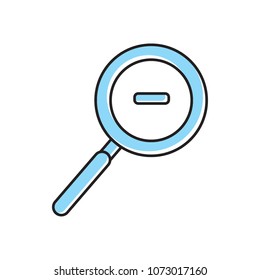 magnifying glass vector