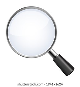 Magnifying glass vector