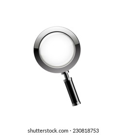 Magnifying glass. Vector
