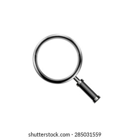 Magnifying glass. Vector