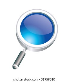 Magnifying glass vector