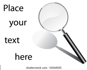 Magnifying glass vector