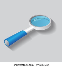 Magnifying glass vector