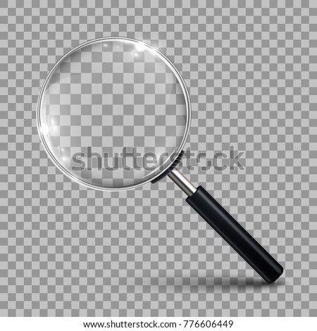 Magnifying glass – vector Zdjęcia stock © 
