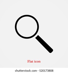 Magnifying Glass, vector best flat icon, EPS