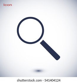 Magnifying Glass, vector best flat icon, EPS