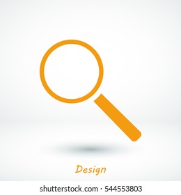 Magnifying Glass, vector best flat icon, EPS