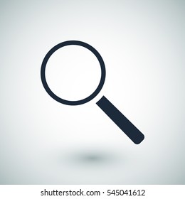 Magnifying Glass, vector best flat icon, EPS