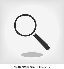 Magnifying Glass, vector best flat icon, EPS