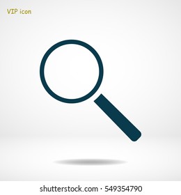 Magnifying Glass, vector best flat icon, EPS