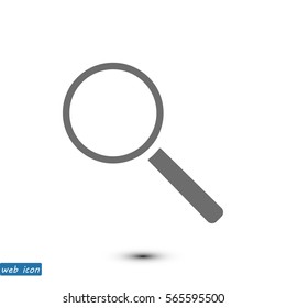Magnifying Glass, vector best flat icon, EPS
