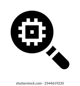 Magnifying glass vector design in eps 10