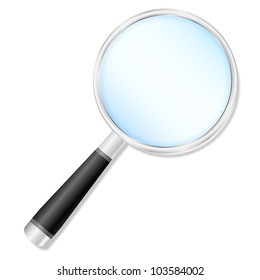 Magnifying glass, vector eps10 illustration