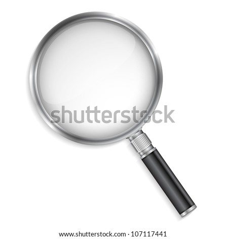 Magnifying glass, vector eps10 illustration