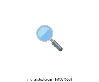 Magnifying Glass vector flat icon. Isolated search icon emoji illustration 