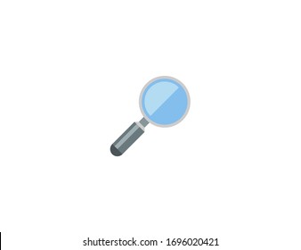 Magnifying Glass vector flat icon. Isolated search icon emoji illustration 