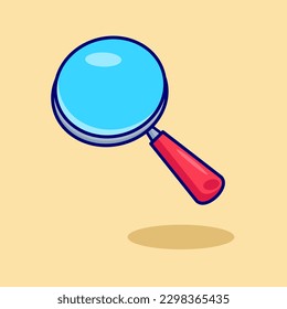 magnifying glass Vector, Flat Icon, Flat Design