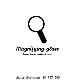 magnifying glass vector icon