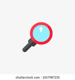 magnifying glass vector icon