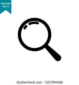 magnifying glass vector icon 