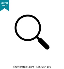 magnifying glass vector icon 