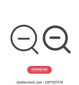magnifying glass vector icon - Vector
