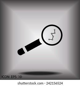 Magnifying Glass vector icon
