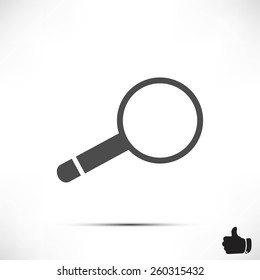 Magnifying Glass vector icon