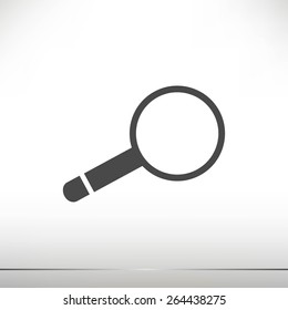 Magnifying Glass vector icon