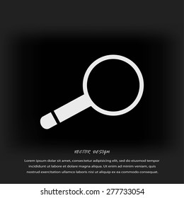 Magnifying Glass vector icon