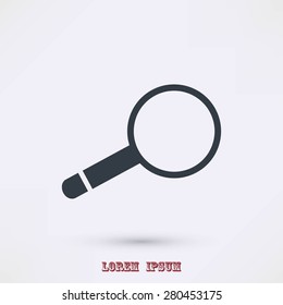 Magnifying Glass vector icon