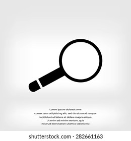 Magnifying Glass vector icon
