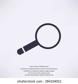 Magnifying Glass vector icon