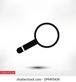 Magnifying Glass vector icon