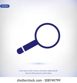 Magnifying Glass vector icon