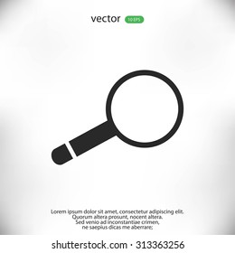 Magnifying Glass vector icon