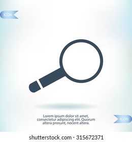 Magnifying Glass vector icon