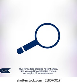 Magnifying Glass vector icon