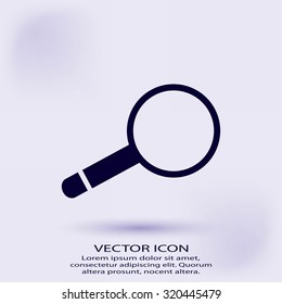 Magnifying Glass vector icon