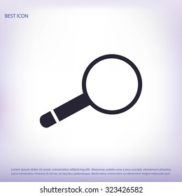 Magnifying Glass vector icon