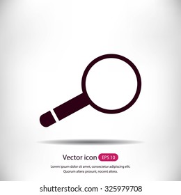 Magnifying Glass vector icon