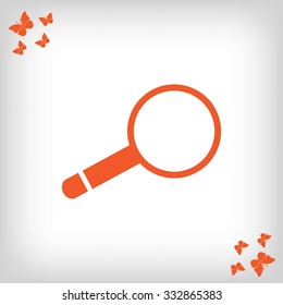 Magnifying Glass vector icon