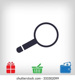 Magnifying Glass vector icon