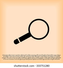 Magnifying Glass vector icon