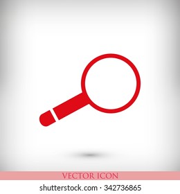 Magnifying Glass vector icon
