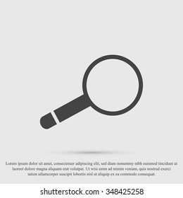 Magnifying Glass vector icon