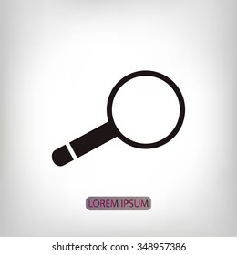 Magnifying Glass vector icon