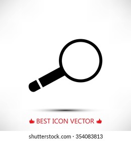 Magnifying Glass vector icon