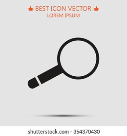 Magnifying Glass vector icon