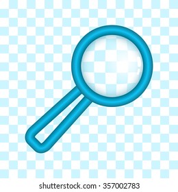 Magnifying glass, vector icon